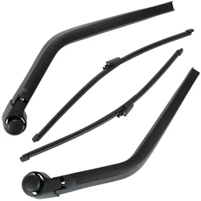Immagine prodotto di VW T5 Transporter 03-15 Braccio tergicristallo posteriore + spazzola tergicristallo, versione con porte, sinistra + destra, set da 2 pezzi
