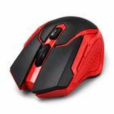 Produktbild von Kabellose Gaming Maus 1000 / 1200 / 1600 DPI 3 Stufen Auto Sleep Funktion Rot