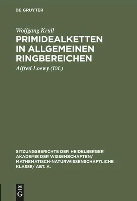 Produktbild von Primidealketten in allgemeinen Ringbereichen