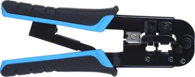Image de Pince à câble RJ45 RJ11 double usage 8p6P Crystal Head Crimper Cutter Crimping Stripping Tool