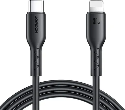Produktbild von Kabel für iPhone Flash-Charge Serie USB-C - Lightning 30W 1m schwarz