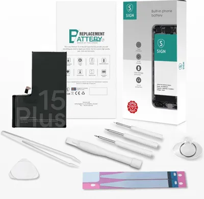 Produktbild von SiGN Komplettes Akku-Austauschset - iPhone 15 Plus