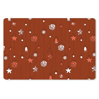 Produktbild von MuchoWow® Mauspad Mousepad Muster - Sterne - Kugeln 27x18 cm - Mousepads - Maus Mat - Pad - Mausunterlage - Büroartikel - Desk Matten