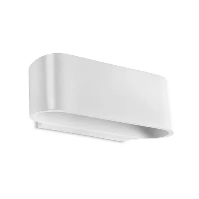 Produktbild von Leds-C4 Oval - 1 Light Up & Down Wandleuchte Weiß