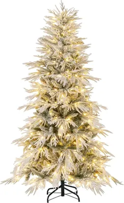 Immagine prodotto di Albero di Natale preilluminato con neve da 180 cm, 250 LED
