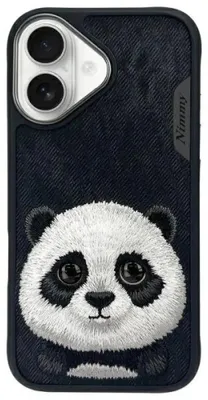 Immagine prodotto di Nimmy Etui Iphone 16 6.1 Czarny/Nero Big Eyed Pet 2.0 Panda