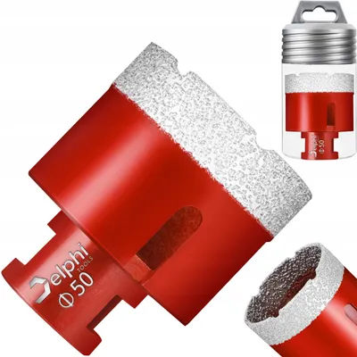 Produktbild von Delphi Tools | Diamant-Lochbohrer 50mm - M14 Gewinde - für Fliesen Granit Keramik - Vakuumlötung