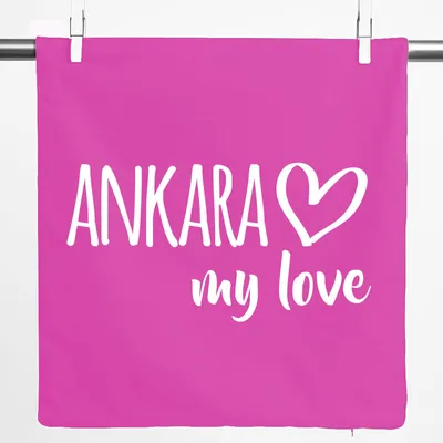 Produktbild von Huuraa Kissenbezug Ankara my love 40x40cm Fuchsia Baumwolle Dekokissenbezug Geschenkidee
