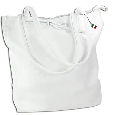 Produktbild von Tasche weiß Florence Shopper Leder OTM107W
