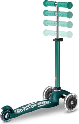 Produktbild von Micro Mobility Mini Micro Deluxe ECO LED, Kinder, Dreiradroller, Junge/Mädchen, Asphalt, 50 kg, 3 Rad/Räder