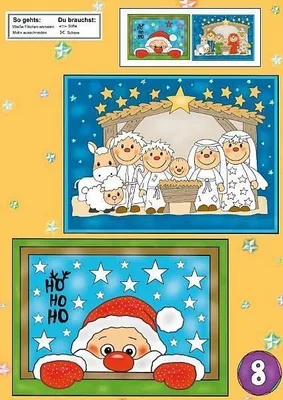 Produktbild von Das Ausschneide-Bastelbuch Adventskalender