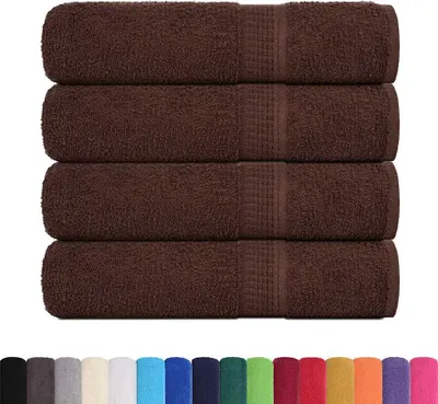 Immagine prodotto di Asciugamani FROGN 4 pz Marrone 50x100 cm 360 g/m²