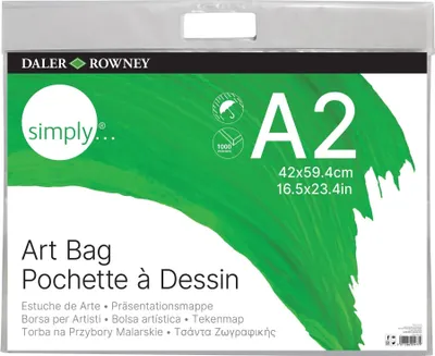 Produktbild von Daler Rowney Simply Plastiktüte A2