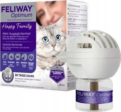 Immagine prodotto di FELIWAY OPTIMUM diffusore + set di ricarica PHEROMON PER GATTI 48 ml