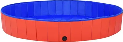 Immagine prodotto di Piscina per cani pieghevole rossa 200x30 cm PVC