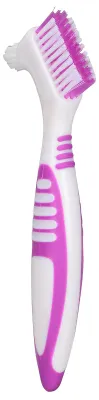 Zdjęcie produktu dla Szczoteczka do czyszczenia protez zębów, dwustronna, przenośna szczoteczka do protez