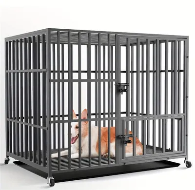 Produktbild von Hundebett – Hundebox – Hundekäfig – Hundehütte – Hundekorb – XL – Robuster Metallrahmen
