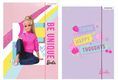 Obrázek produktu pro Barbie - Starpak - pružná složka A4 - 1 kus
