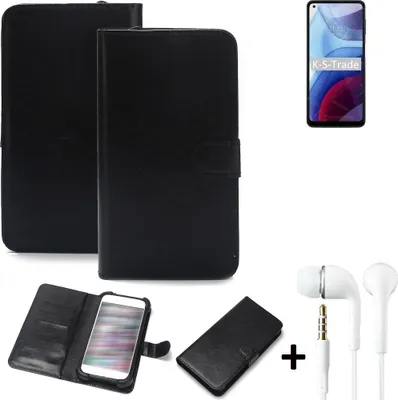 Produktbild von K-S-Trade Wallet Case Handyhülle kompatibel mit Motorola Moto G Power (2021) Schutzhülle Flip cover Flipstyle Tasche Hülle Flipcover Slim Bumper