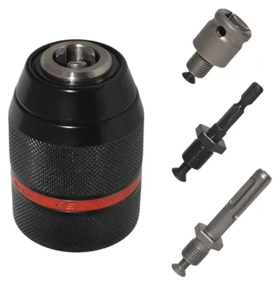 Productafbeelding van Snelspanboorhouder boorhouder - 1,5 tot 13 mm - Zeskant - RVS