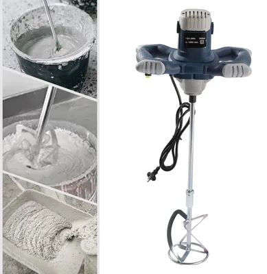 Image de Mixeur électrique professionnel - 1400 W - 6 vitesses - Pour béton et mortier