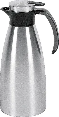 Produktbild von Emsa Soft Grip Isolierkanne Quick Tip 1,5L Edelstahl/Schwarz, 514499