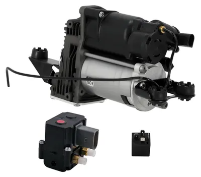 Obrázek produktu pro Kompresor vzduchového odpružení s ventilovým blokem + relé pro BMW řady 5 E61 37206789937