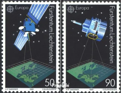 Produktbild von Briefmarken Liechtenstein 1991 Mi 1011-1012 (kompl.Ausg.) postfrisch Europamarken
