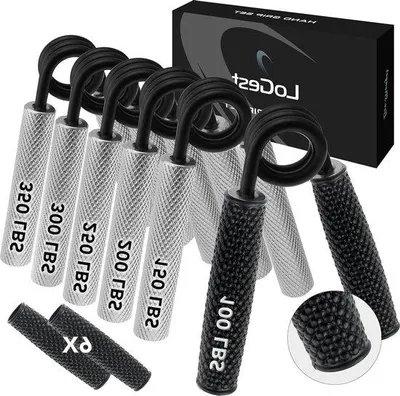 Produktbild von Handgriff-Stärkungssatz für Handgymnastik - Handübung für Handgrippers - für Anfänger bis Profis
