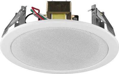 Produktbild von MONACOR ELA-Deckenlautsprecher 100V 5'' 92dB 100-16000Hz ws EDL-15