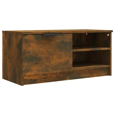 Obrázok produktu pre vidaXL TV skrinka údený dub 80x35x36,5 cm odvodený výrobok z dreva
