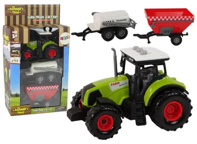 Produktbild von Großer Traktor Lichter LED Sounds 2 Maschinen Bauernhof Set