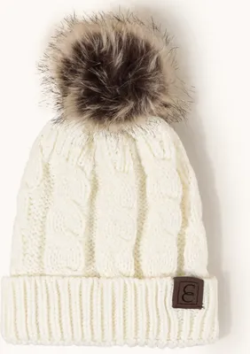 Immagine prodotto di Cappello a Maglia per Bambini Bianco - Comfort e Stile KP12305