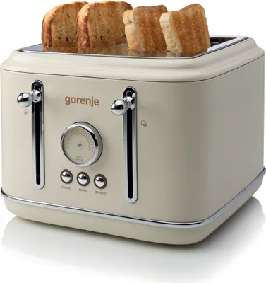 Obrázek produktu pro Gorenje T2300CLIN, 4 krajíců, Béžová, Kov, Plast, 1150 W, 0,75 m, 288 mm