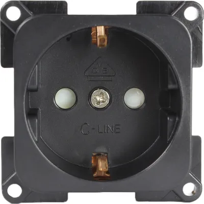 Immagine prodotto di C-Line Presto Inprojal CBE Presa di corrente Schuko 220 / 230 Volt camper caravan antracite