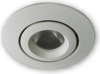 Produktbild von C-Light Flacher, kompakter 230V Mini LED Spot weiss schwenkbar 3W warmweiss