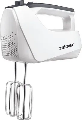 Produktbild von Zelmer Handrührgerät ZHM2550 mit 750 W Leistung und 5 Geschwindigkeitsstufen, weiß