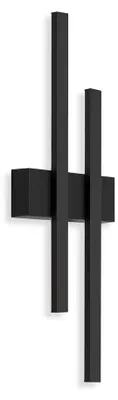 Image de Telefunken LED Applique murale d'extérieur, 47 cm, 8 W, noir, Briloner Leuchten