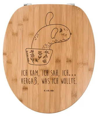 Produktbild von Mr. & Mrs. Panda WC-Brille Kaktus Mama - Transparent - Geschenk, bambus toilettensitz, WC Deckel, Brille, Motivation, Kakteen, Klodeckel, Büro, Sitz, Quote, Ärger