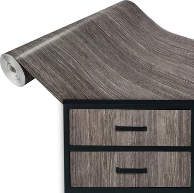 Produktbild von Klebefolie Möbel 67x100 cm - Eiche Perlgrau - Selbstklebende Möbelfolie in Holzoptik - Folie für Möbel ideal zum Renovieren von Schränken, Türen und Arbeitsplatten