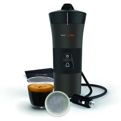 Productafbeelding van Draagbaar koffiezetapparaat 12V auto - Koffiezetapparaat voor in de auto - Senseo-pads - 80 ml en 110 ml