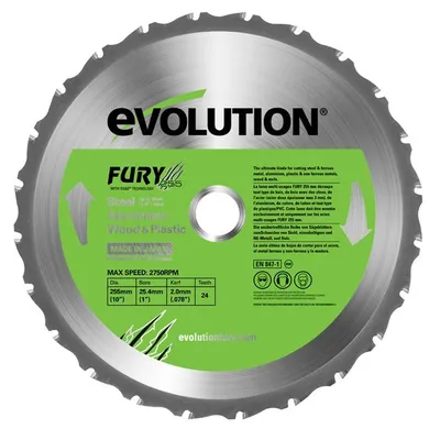 Zdjęcie produktu dla EVOLUTION Lame Multi-Usages FURY 255 mm