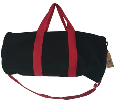 Image de Sac de sport - Noir - Anse rose cerise