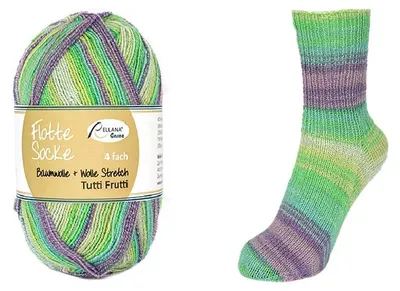 Produktbild von Rellana "Flotte Socke, 100g - Baumwolle Wolle Stretch-4fädig; Fb.1413