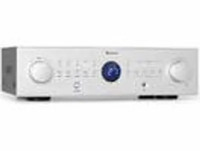 Produktbild von Auna Verstärker, HiFi Stereo Mini Verstärker, HiFi-Verstärker mit Bass & Treble Regler, 4 Kanal Audio-Verstärker, Stereo-Verstärker & Lautsprecher mit Fernbedienung & AUX Eingang, AV Receiver