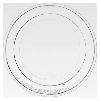 Produktbild von Drehteller für Mikrowellen aus bruchfestem Glas, 25,5 cm