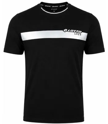 Produktbild von Lotto Herren Sport T-Shirt Kurzarm Schwarz