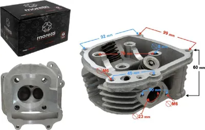 Immagine prodotto di Testata Moretti per scooter 4T 150cc 152QMJ