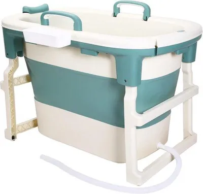 Produktbild von Famanu Badewanne Faltbar - Tragbar - für Erwachsene - 102 x 66 x 72 cm - 170 Liter - TPE