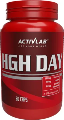 Produktbild von ACTIVLAB HGH DAY 60 Kapseln, Maca-Extrakt mit Ornithin und Arginin, Zink
